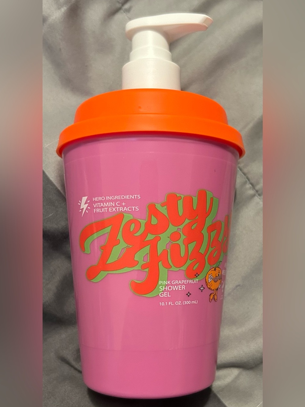 Pink Grapefruit Shower Gel - Pink/Orange